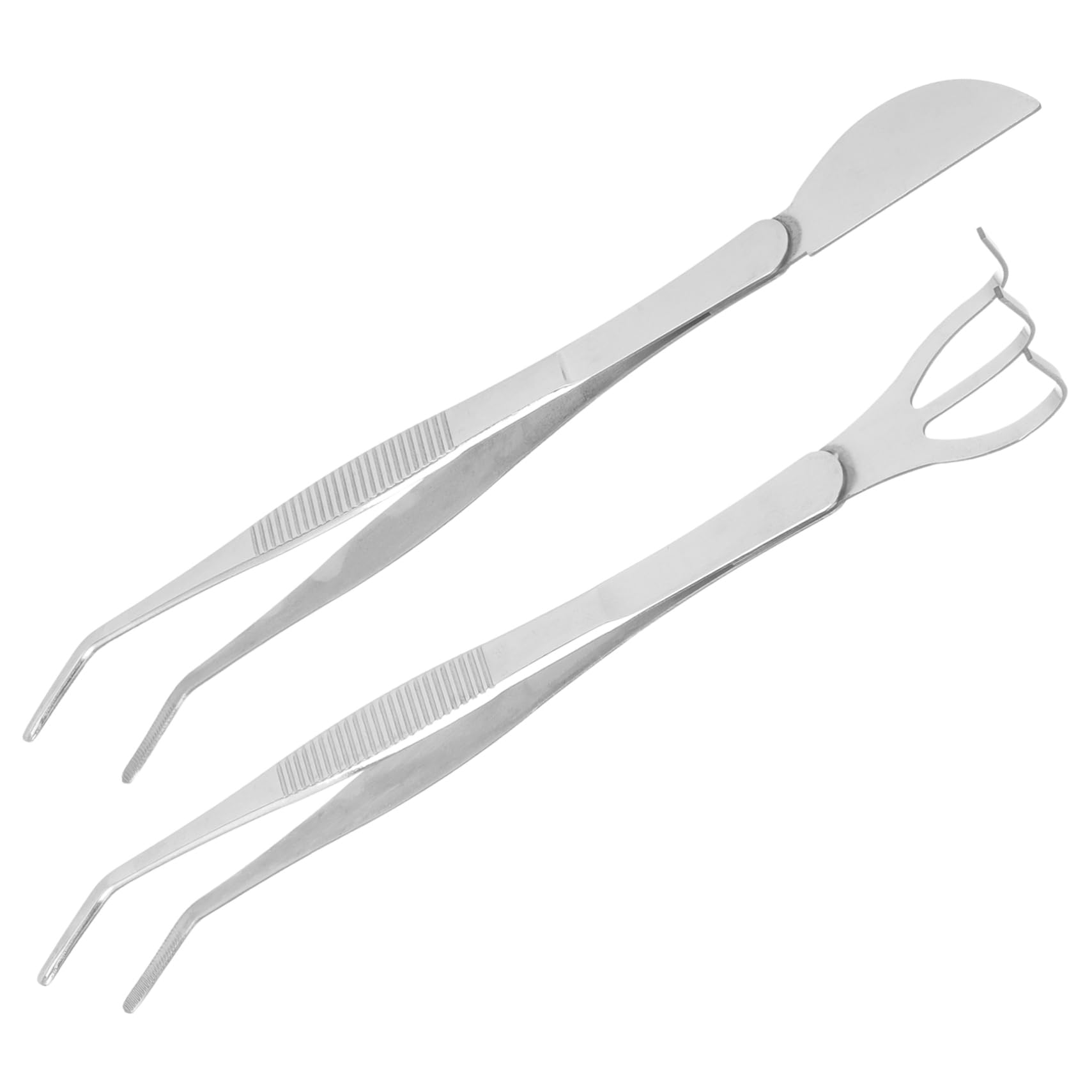 OFFSCH Bonsai Tweezers Set Small Rake Tweezers Spatula Portable Rustproof for Bonsai Succulent and Moss Planting