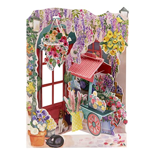 Carte pop up 3D Santoro un cadeau original de fête des mères et d'anniversaire pour elle