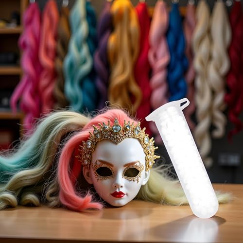 Image of White Bottle Tooth Beads Replacement Cosplay Fake Teeth Filling Beads Easy Removal Shape Freely 4g Effective Festival Supplies Emergency Dental Care Products