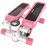 TriGold Compact Fitness Swing Stepper con Display LCD,Mini Twist Stepper per Uso Domestico,Macchine per Training Aerobico Macchina per L'esercizio Allenamento Indoor A