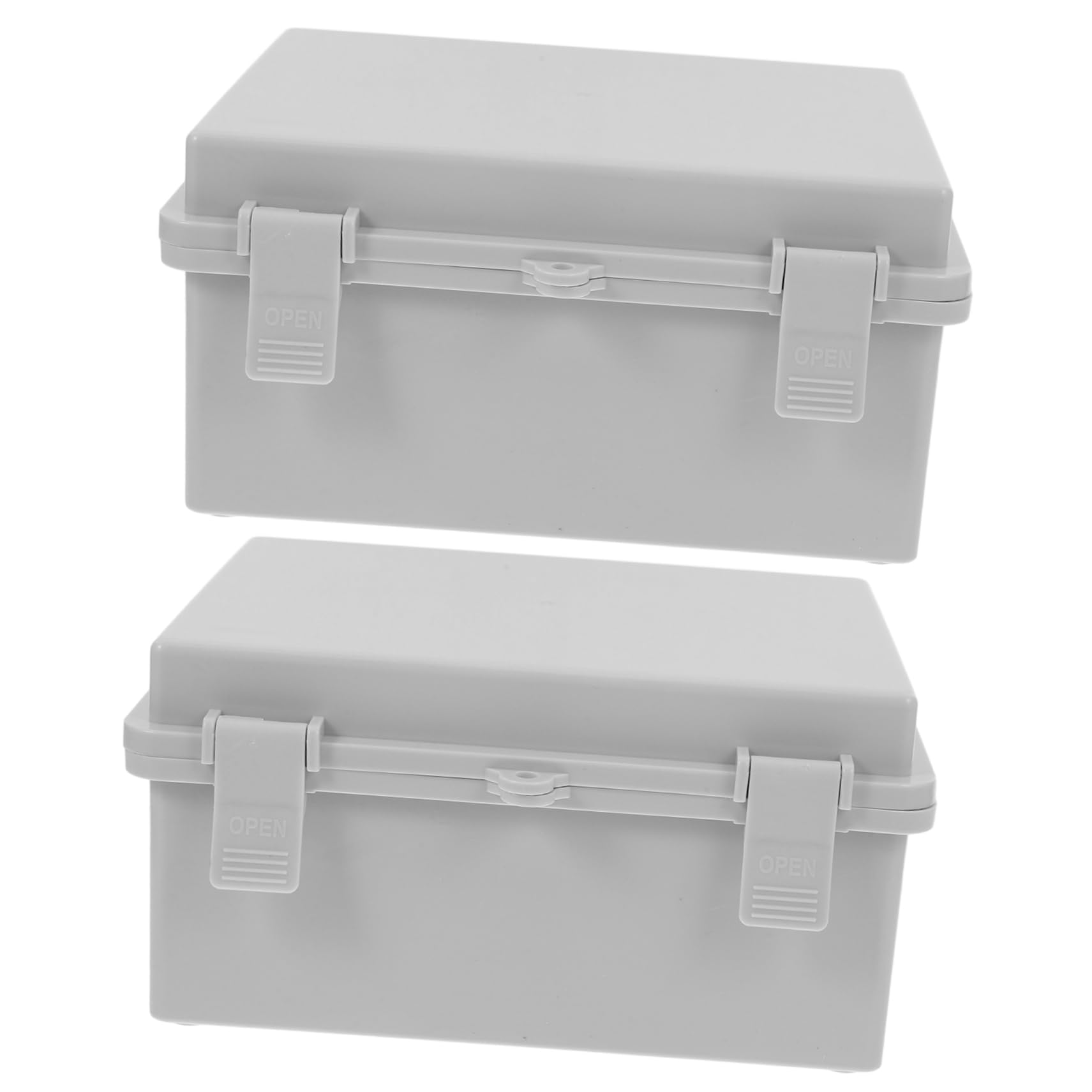 Alipis 2 Stück Wetterfeste Abzweigdose Teilig Robuste Elektrische Anschlussbox aus Abs für Outdoor Anwendungen und Sichere Kabelverbindung für Diy Projekte