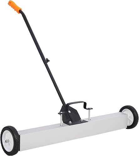 Miniatura 1 de Barredora magnética rodante de 36 pulgadas con ruedas, barredora magnética de liberación rápida, barredora magnética resistente, con capacidad de 30