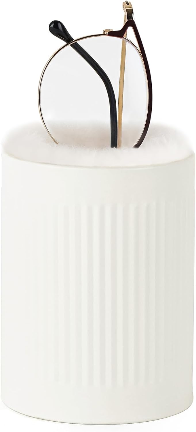 Mkono Plush Lined Eyeglasses Holder...