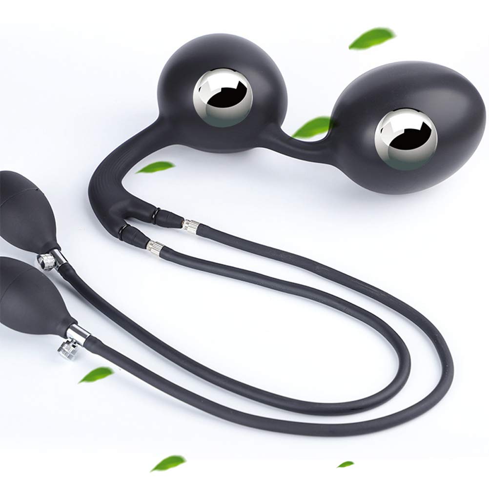 anal ポンプ Amazon | Hitasi アナルプラグ アナル拡張 器具 アナルポンプ アナルビーズ 空気注入式 手動 インフレート式 内蔵2つのメタルボール  二つのポンプ SM調教 液体シリコーン製 男女兼用(二つのポンプ) | Hitasi | エネマグラ