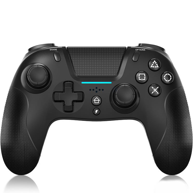 JUSTADIL Game controller, wireless controller with dual vibration/6-axis sensitive joystick/audio/touchpad, Bluetooth Playstation 4 controller compatible with PS3/PS4/Slim/PC/Android/iOS