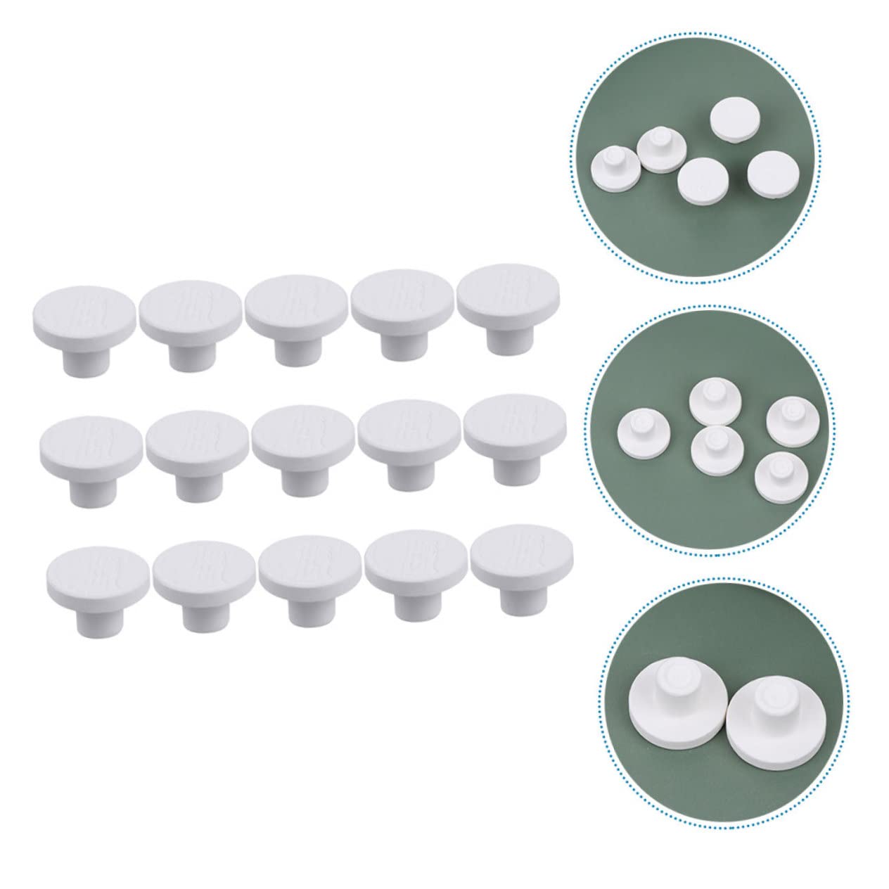 BESPORTBLE 45stücke Plugs Keramische Korallenbasen Für Aquarien Stabilisieren Und Unterstützen Korallenpflanzen Für Fischbecken Und Aquascaping