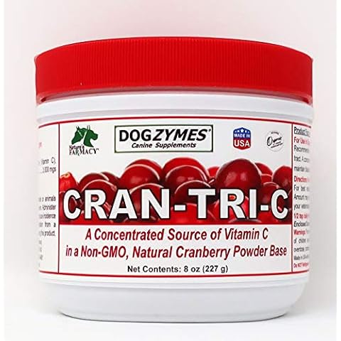 Dogzymes Cran Tri C Urinary Tract Support, Vitamin C Blend, 1418mg per Teaspoon (8 Ounce) Cover