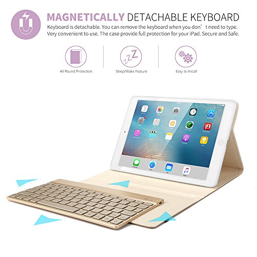 Custodia tastiera per iPad Pro 9.7 KVAGO 7 colori