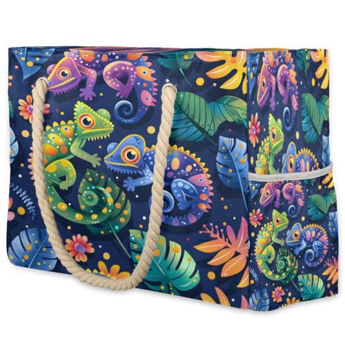 Tote Beach Bag for Women Large Zipper Beach Bags Waterproof Sandproof Lighthouse Gym Swim Pool Travel Bag