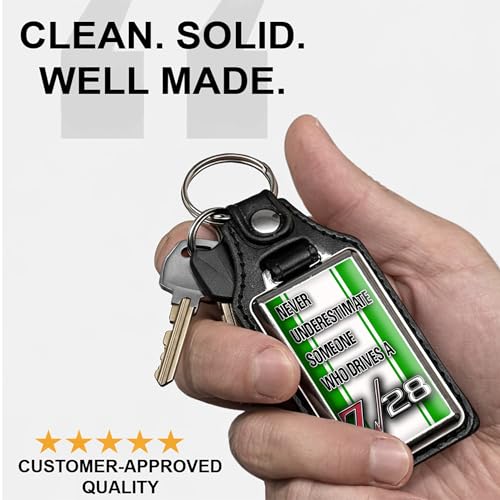 Image of Brotherhood Car Key Chain for Camaro - Classic Models Keychain for Men and Women Gift Key Ring - -