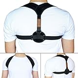 Creatrill Posture Corrector Shoulder Brace Adjustable Clavicle Brace Comfortable Correct Posture Support Strap Improve Posture Correction Computer Sit