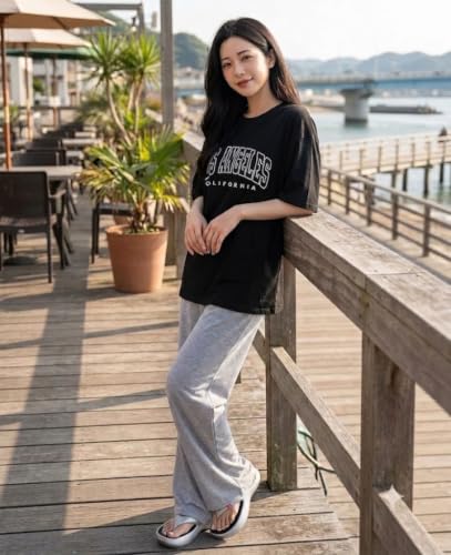 Image of DIAZ Women Co-ord Set for Girls | Stylish Two Piece Dress with Oversize Tshirt & High Waist Jogger|Trendy Cotton Blend Track Suit Set for Women | Casual /Travel & Lounge Wear Outfits