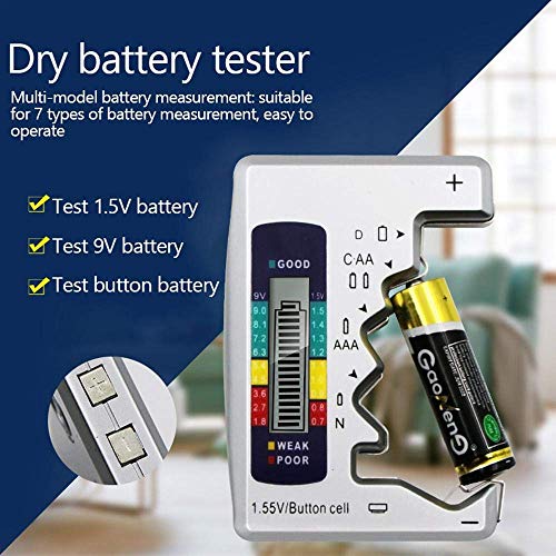 LCD Tester Batterie Universale, Digital Batteria