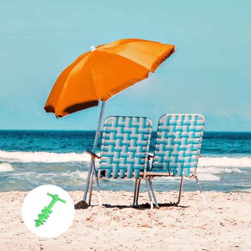 Diseño compacto en espiral para sombrilla de playa versátil 6