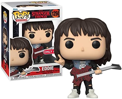 Pop Funko 1250 Eddie W/Guitar Stranger Things Exclusive