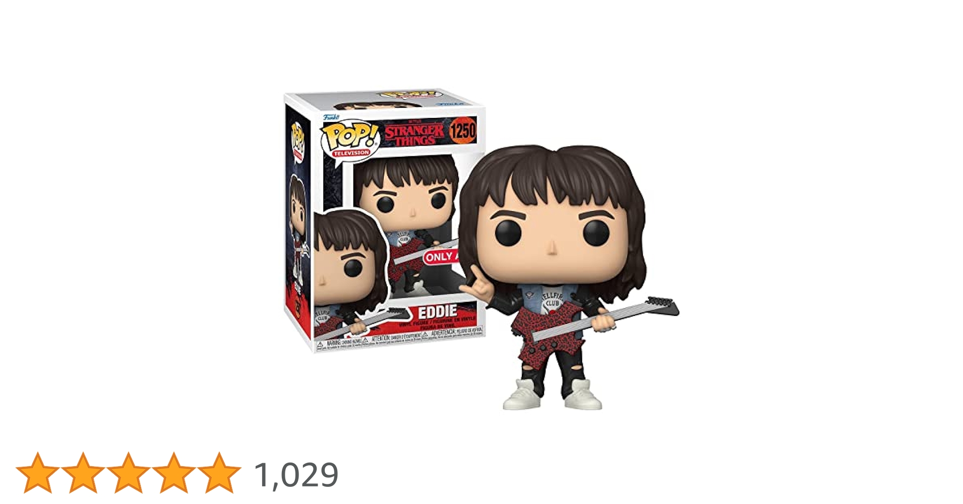 レアFUNKO POP! ストレンジャーシングス　エディ　ポスターアート限定 レアFUNKO POP! ストレンジャーシングス エディ ポスターアート