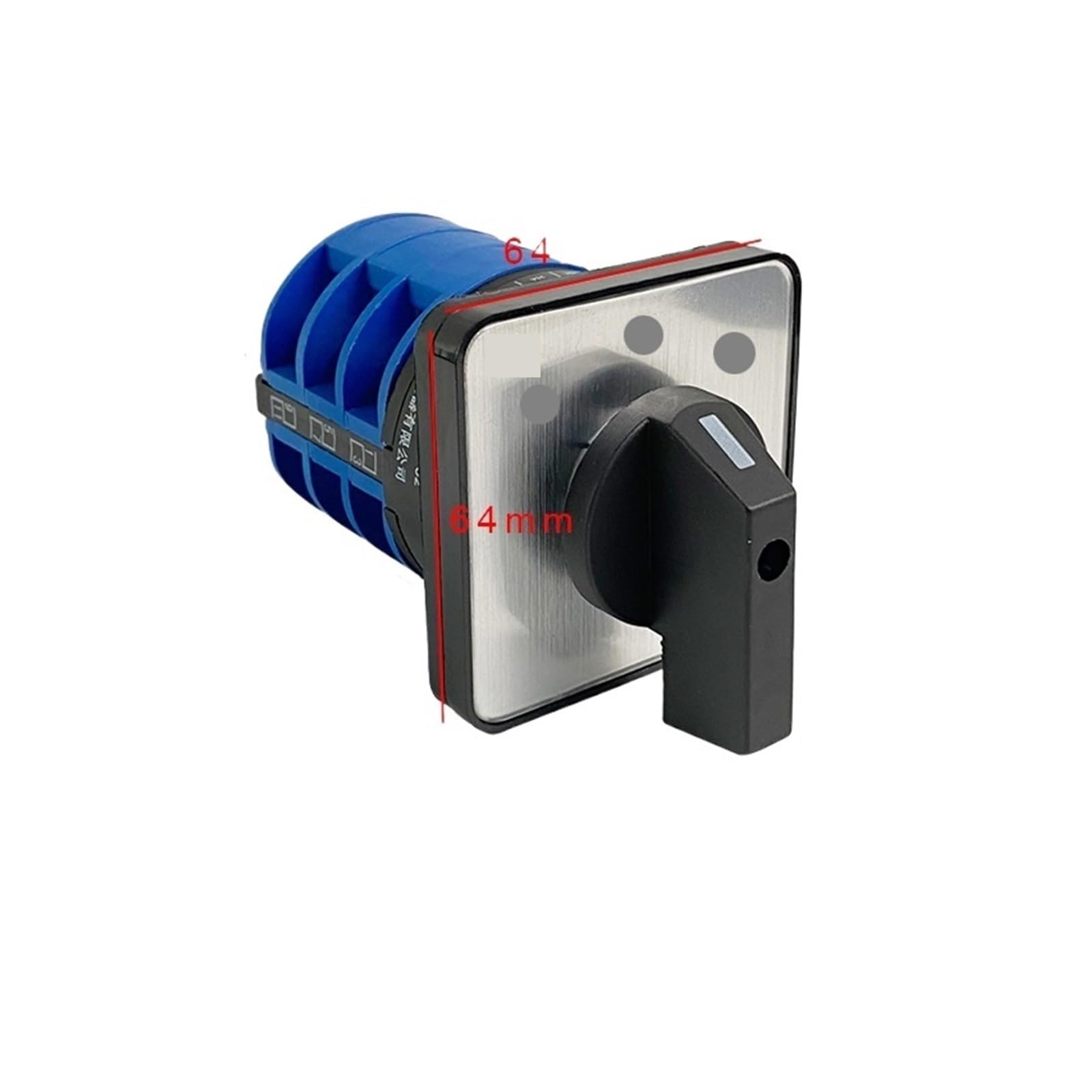AARTERZZA LW26 YMW26-32/3 Manual Electrical Changeover Rotary CAM Switch 3 Layers 32A 690V Three Poles Silver LW28-32A(1-2-3 Position)