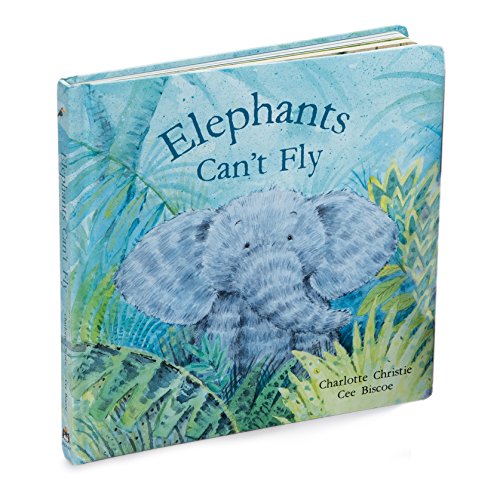 Image of Elephants Can't Fly: A Baby Board Book by Jellycat | Children's Book | Baby Gift