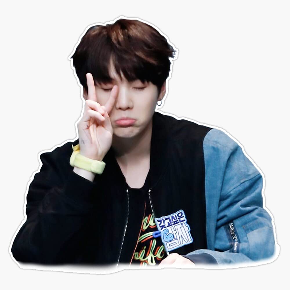 Yoongi Âœœ Vinyl Decal Sticker Car Waterproof Car Decal Bumper Sticker 5"