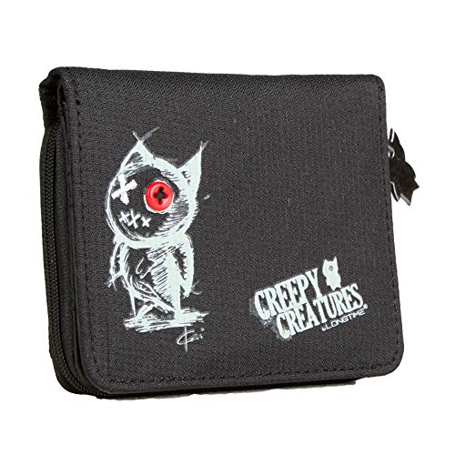 Preisvergleich Produktbild Longtime Kollektion Creepy Creatures - Geldbörse Tiny Box in schwarz