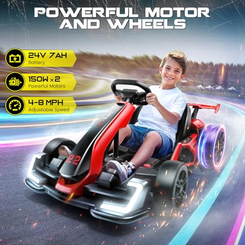 Hikole Electric Go Kart for Kids 24V - Additional View