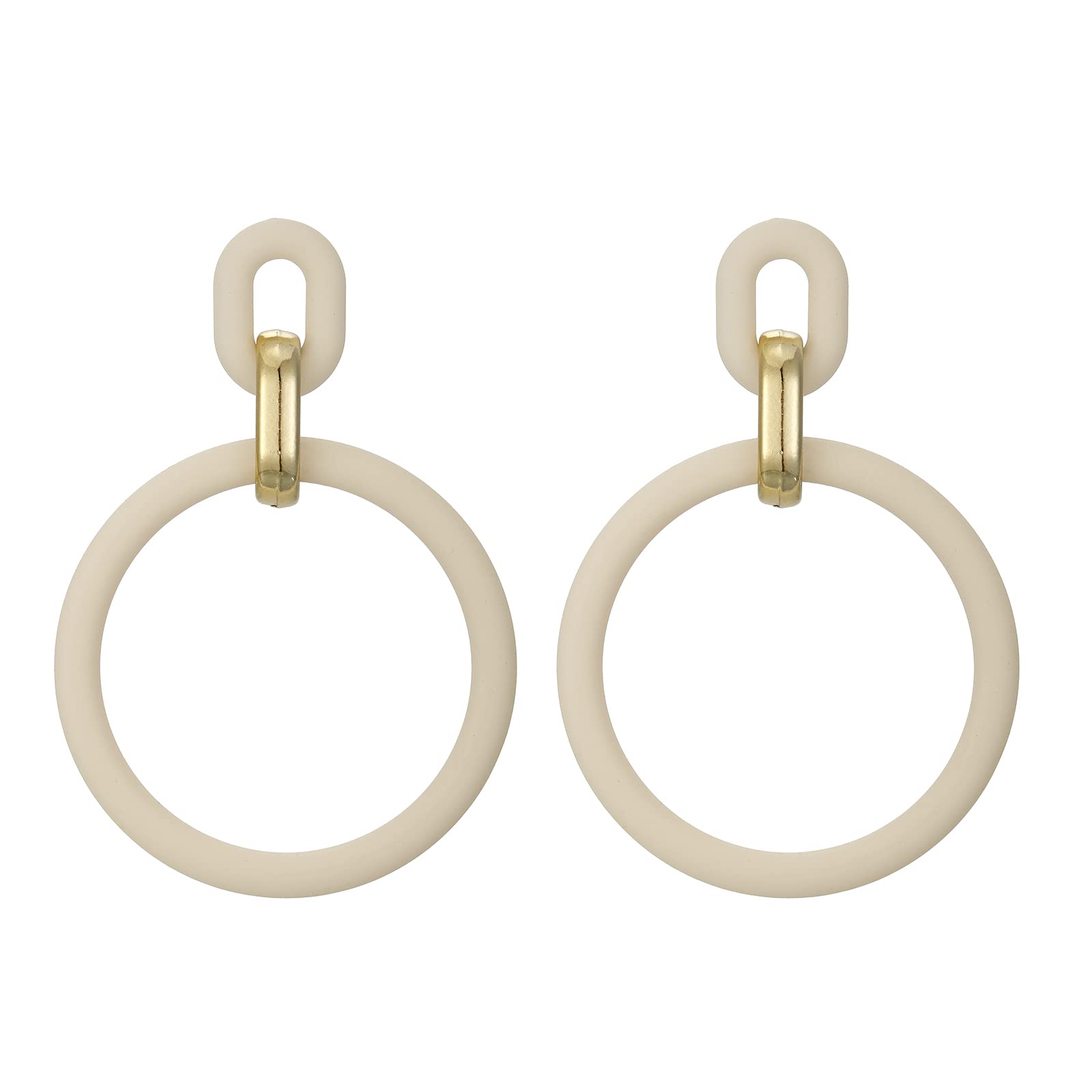 RUOFFETA Acrylic Rectangle Earrings, Fashion Acrylic Square/Oval/Hoop Statement Drop Earrings for Women