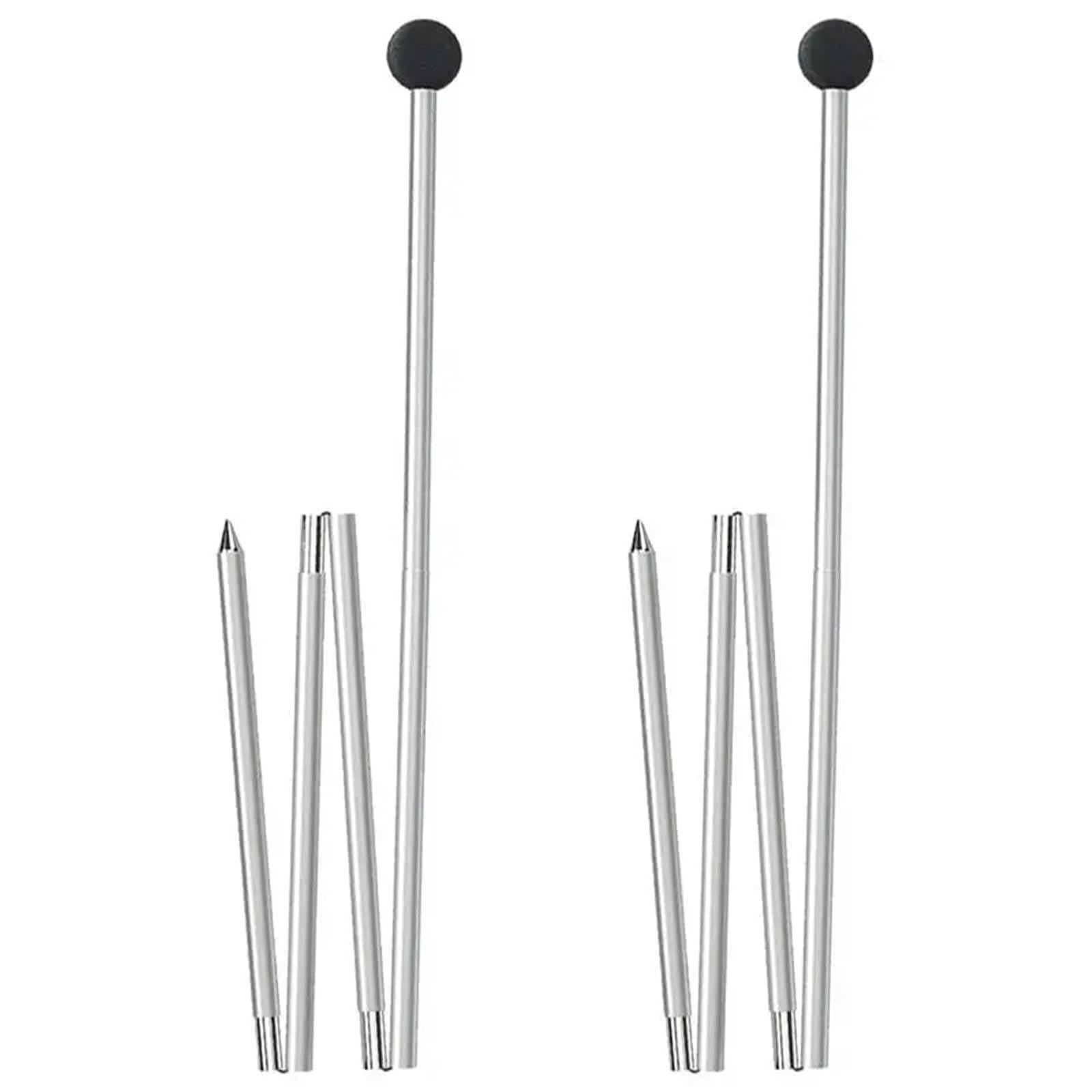 Piquets de Tente Tiges de Tente, Poteau bâche léger, Support d'auvent d'abri réglable, poteaux Remplacement for tentes Plage Pliables
