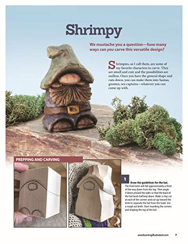 Weekend Whittling Projects: Four Quick and Easy Characters to Carve and Paint (Fox Chapel Publishing) (Woodcarving Illustrated) Patterns and Step-by-Step Instructions for Penguin, Bear, Snail, & More - Image 3