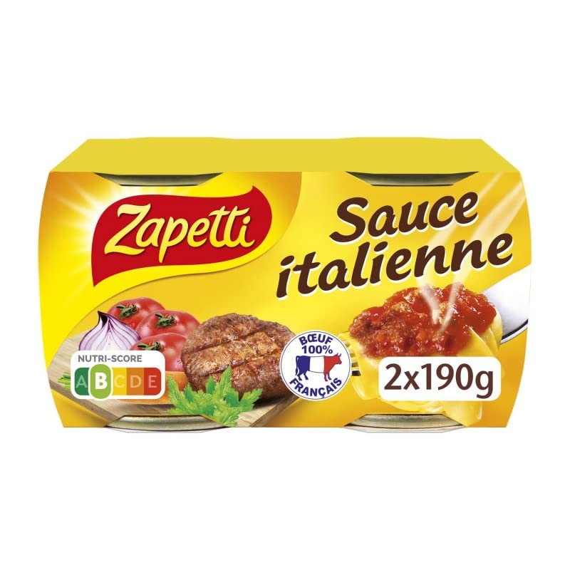 ZAPETTI | Zapetti Sauce Italienne À La Viande Rotie Lot De 2X190G | Lot De (3) | livraison offerte