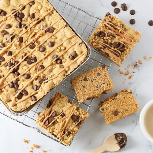 Dulcet Gift Baskets Sympathy Chocolate Fudge Brownie Assortment Gift Tin Delicious, Fresh Baked Snacks Yummy Flavors including Chocolate Cheese -Walnut -Fudge-Chocolate Chip Blondie , for Loss of loved one, Sympathy gift for Family, Friends, Co-worker, Men and Women. - Image 4