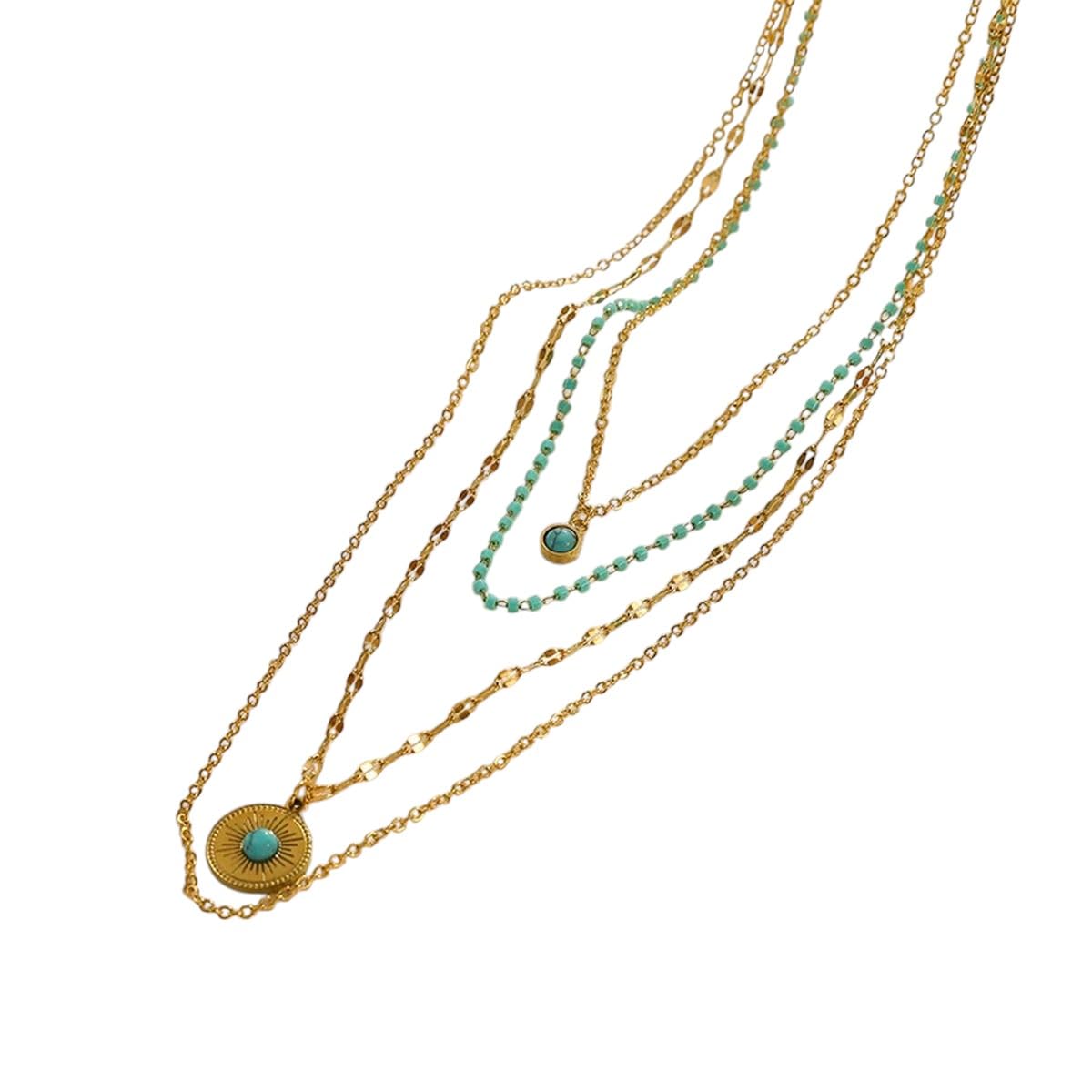 Cadeaux bijoux créatifs avec un pendentif rond vintage