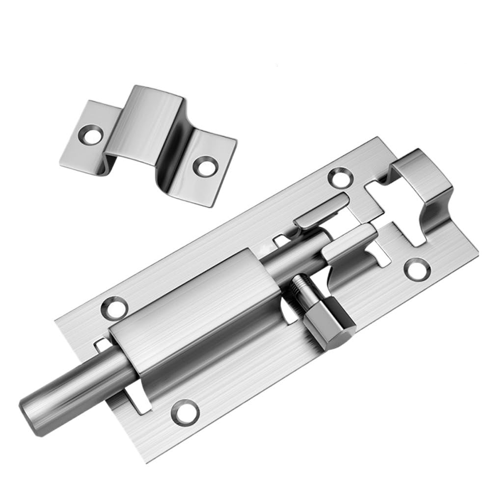 Metal Slide Bolt Latch for Wooden Gate and Fence Doors