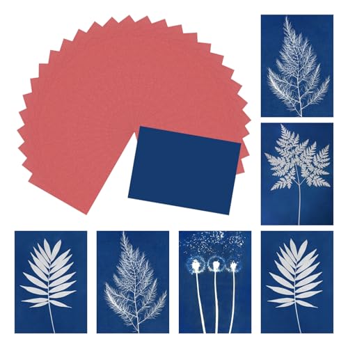 Papel de cianotipo fácil de usar para solucionar la falta de material en talleres de arte