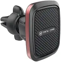 Gshield Suporte Veicular Magnético com 6 Imãs para Celular, GPS, Base Ajustável 360º e 2 Placas Metálicas de Fixação, Tank Car Preto