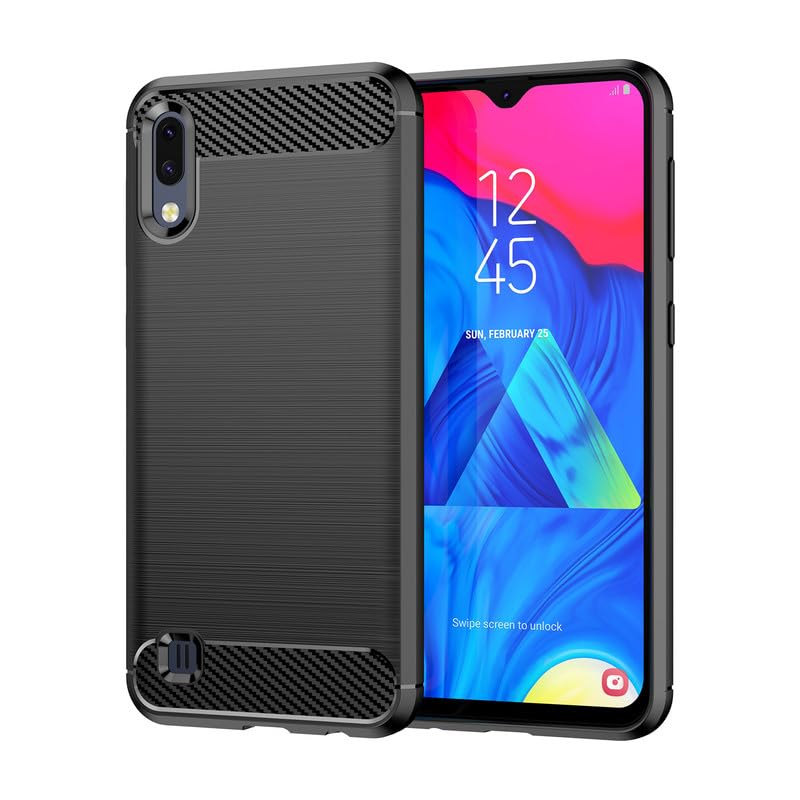 Image of Hybrid Carbon Fiber Back Case for Samsung Galaxy A10 /M10 (Black)