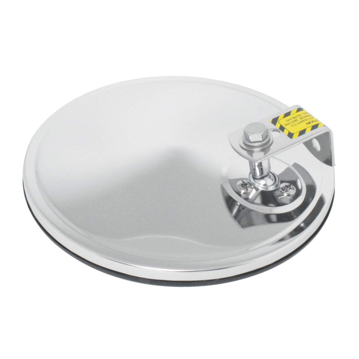 GG Grand General 33341 Stainless Steel 7” Convex Blind Spot Mirror for Trucks, Buses, Utility Vehicles and More – Offset Mount