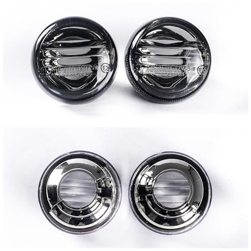 TOPZONE Fit for Suzuki 2005-2020 BOULEVARD - C50/ C50C/ C50T - VL800; 2005-2019 BOULEVARD M50 - VZ800; Flasher Light Lamp Idicator Turn Signal Lens;35610-38AA0 (Smoke)