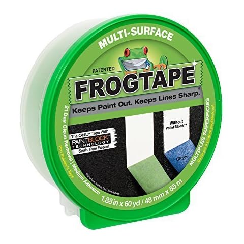 FrogTape 1358464 Multi-Surface Painting Tape, Green, 1.88-Inch x 60-Yard Roll by FrogTape Cover