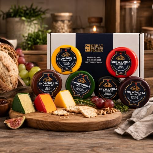 Shop Snowdonia Cheese Company Ultimate Welsh Hamper, 6 Truckles, Black Bomber, Red Devil & More | Great British Trading Shop Snowdonia Cheese Company Ultimate Welsh Hamper, 6 Truckles, Black Bomber, Red Devil & More | Great British Trading – GREAT BRITISH TRADING LIMITED