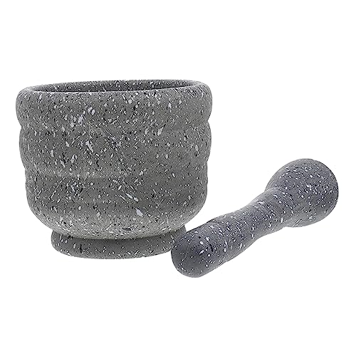 HAKIDZEL 1set Garlic Masher Garlic Grinder with Ergonomic Pestle for Easy Crushing Kitchen Gadget for Home Cooking and Housewarming