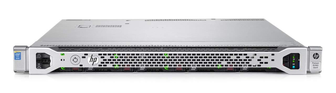 HPE 867446-S01 Proliant Dl360 Gen9, Server, Rack-Mountable, 16 GB Ram, No HDD, Matrox G200, Silver