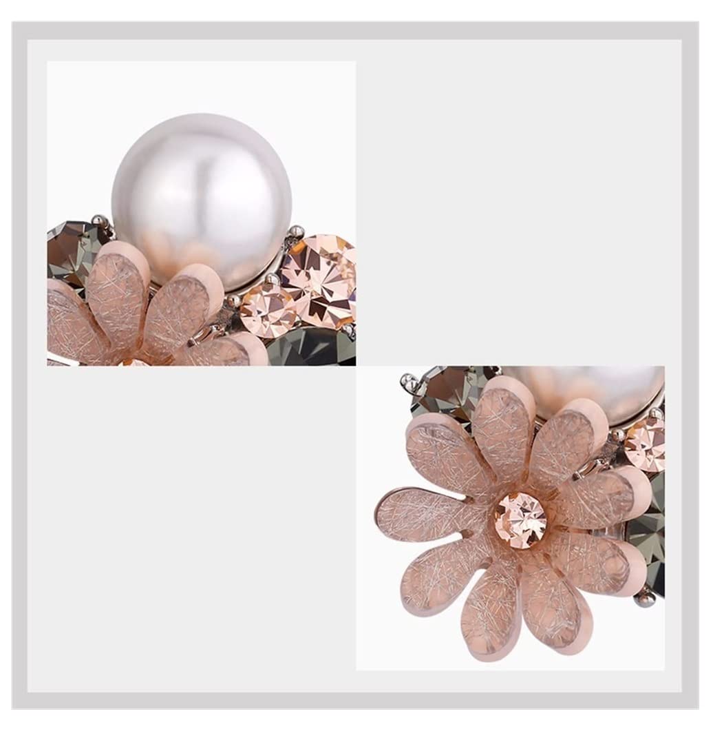 Scrunchies Per Capelli Piccola Testa Di Margherita Corda Strass Perla Copricapo Anello Per Capelli Elastico Accessori Per Elastici Per Coda Di Cavallo