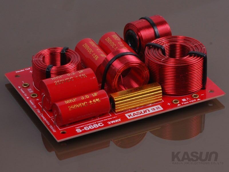 Generic 1pcs 180W Double Woofer Speaker Frequency Divider Audio Crossover Filter S-668C