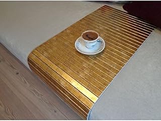 Sofa Tray Table, Sofa Arm Table, Full Slatted Gold Leaf 30cmx60cm Sofa tray, sofa table, arm table,couch tray, wooden tray,wood tray