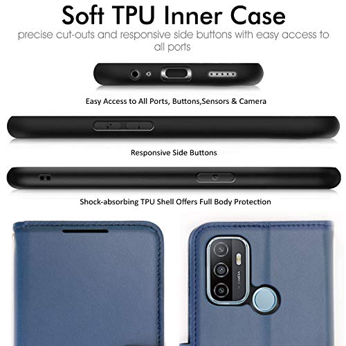 TECHGEAR Pelle Cover Oppo A32 / A53 - Custodia