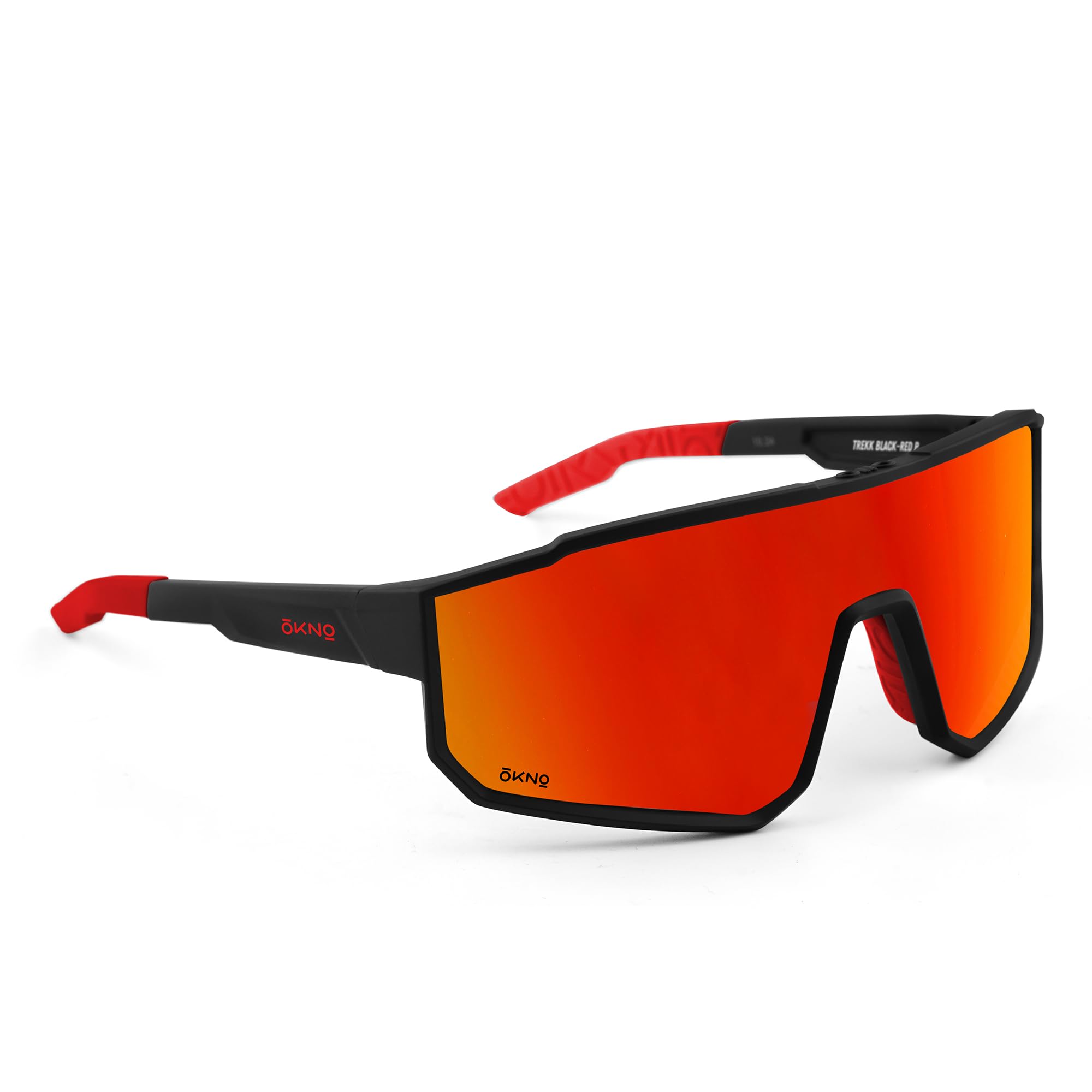 OKNO | Polarized Sports Over-Sized Unilens Wrap-Around Branded Stylish Sunglasses For Men & Women | 100% UV Protection Shades | Cricket Sports Cycling Driving Trekking & More-image-29