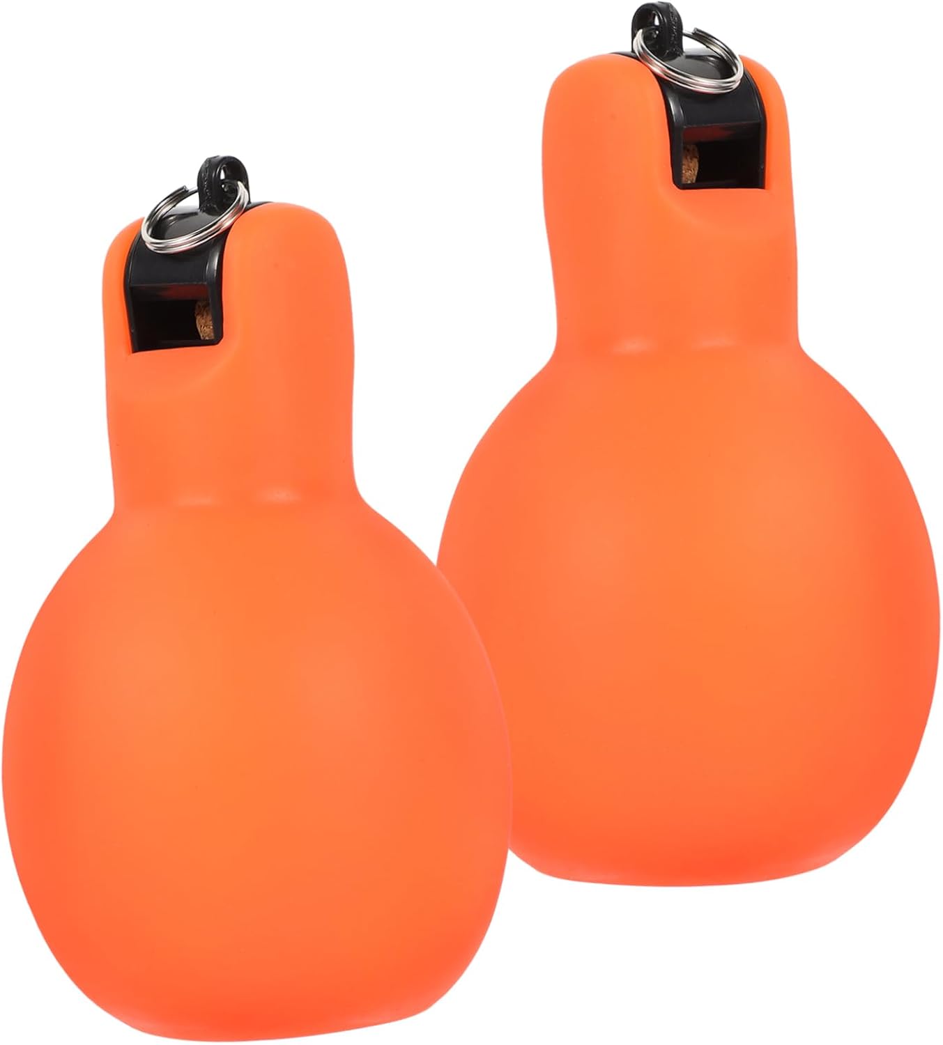 BESPORTBLE 10pcs Hand Squeeze Survival Whistle Portable Whistle for Outdoor Activities Camping Hiking Emergency Rescue Multi-Function Handheld Device Bright