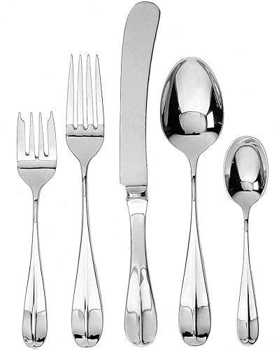 Ginkgo International Classic English - Cubiertos de 42 piezas, juego de 42 piezas, color plateado