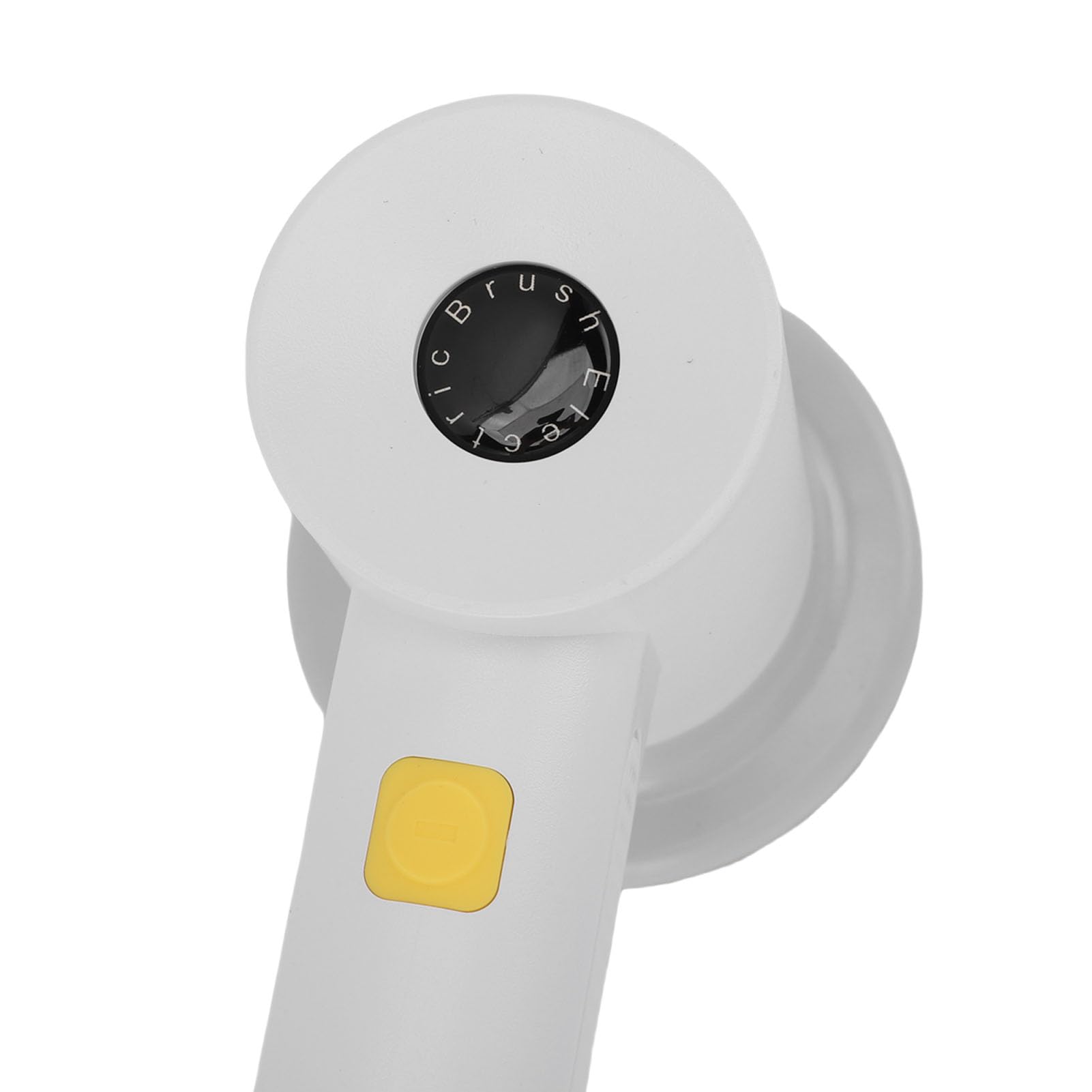 Spazzola Elettrica Rotante per Doccia, Spazzola per Doccia Senza Fili, con 3 Testine Sostituibili, per Bagno, Pavimento in Piastrelle, Parete, Vasca da Bagno (White)