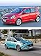 Fußmatten für Opel Corsa D 2006-2014 und Corsa E ab 2014 bis 2019, passgenau, rutschfest, Absatzschoner aus verstärktem Gummi, Befestigungsknöpfe, Schwarz